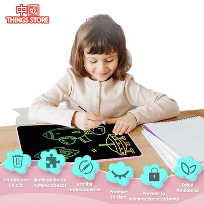 Pizarra magica de colores de 16 pulgadas