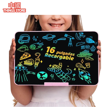 Pizarra magica de colores de 16 pulgadas