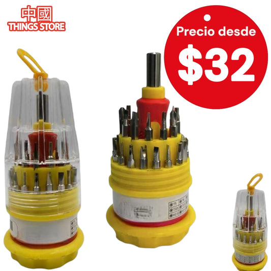 Kit de destornilladores 31 en 1