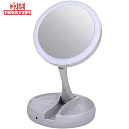 Espejo led plegable