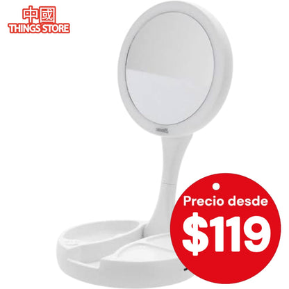 Espejo led plegable