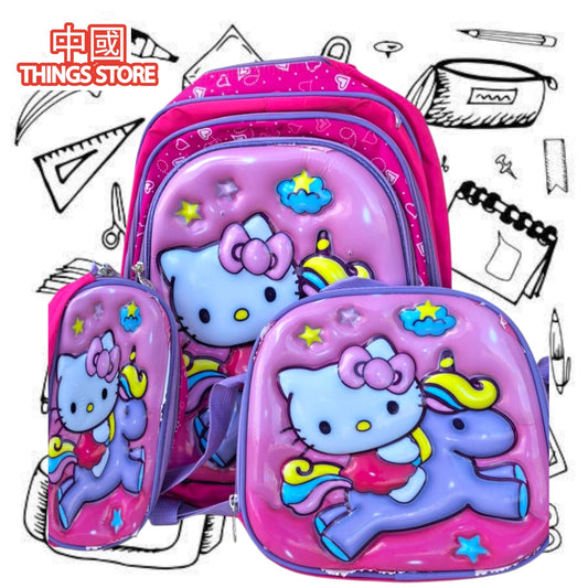 Mochila de 3 pz