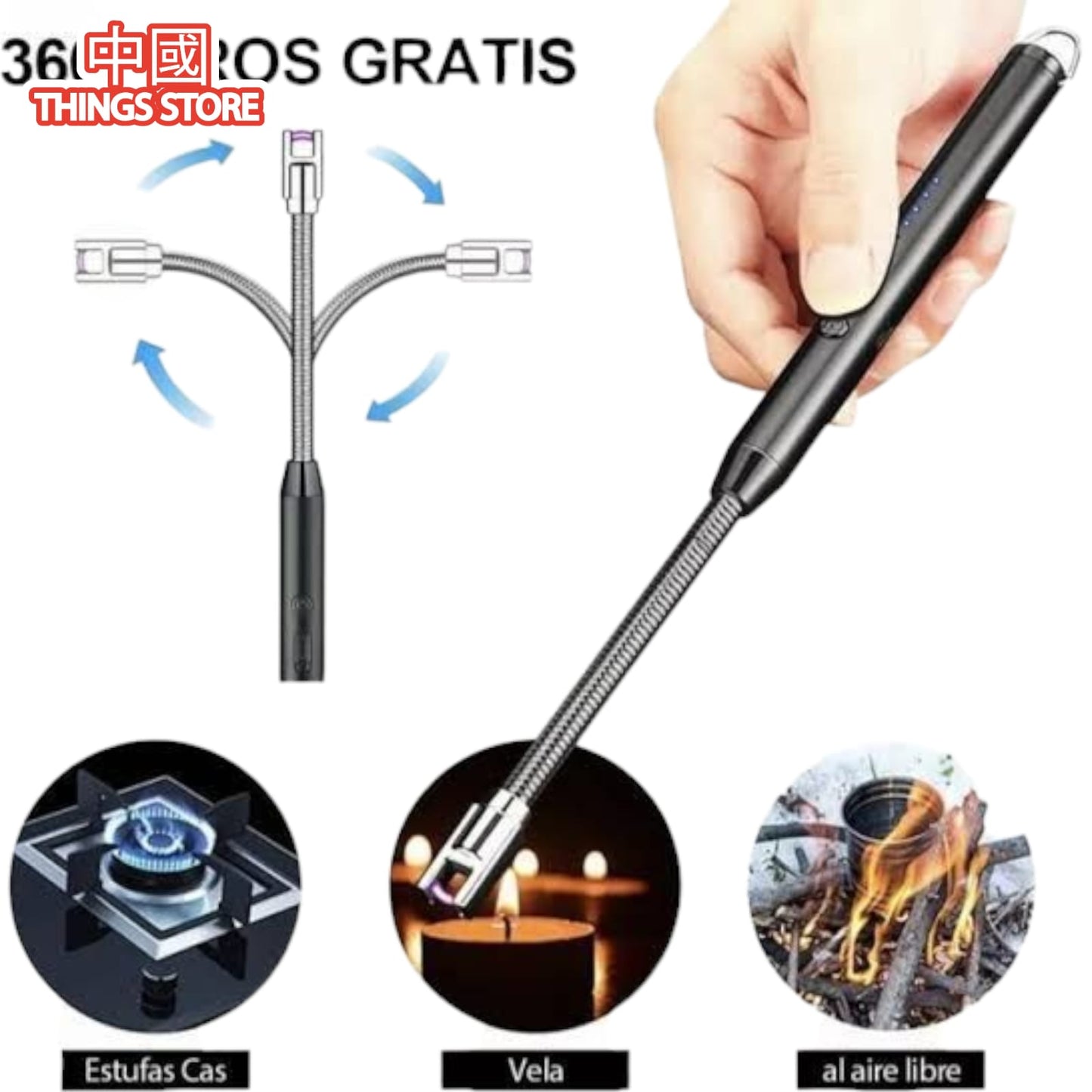 Encendedor de cocina recargable