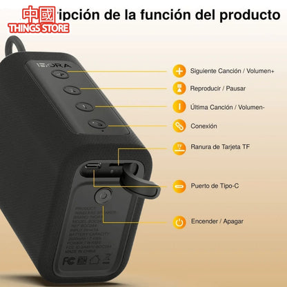 BOCINA HORA MINI cuadrada