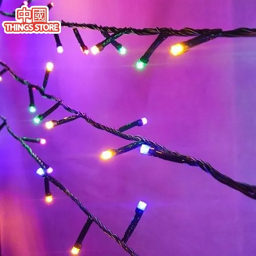 LUCES DE COLORES 500L CABLE NEGRO