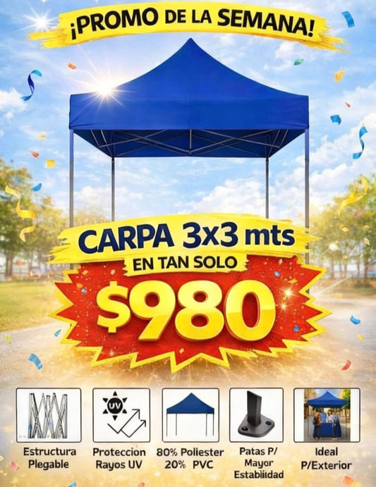 Carpa de 3X3m