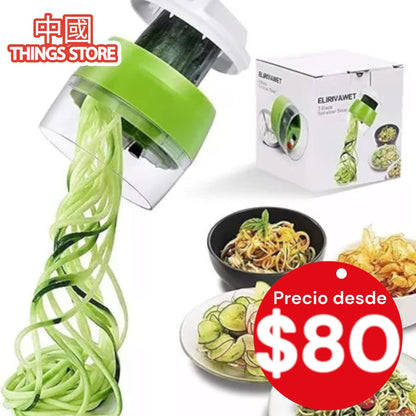 Rallador de verduras espiral