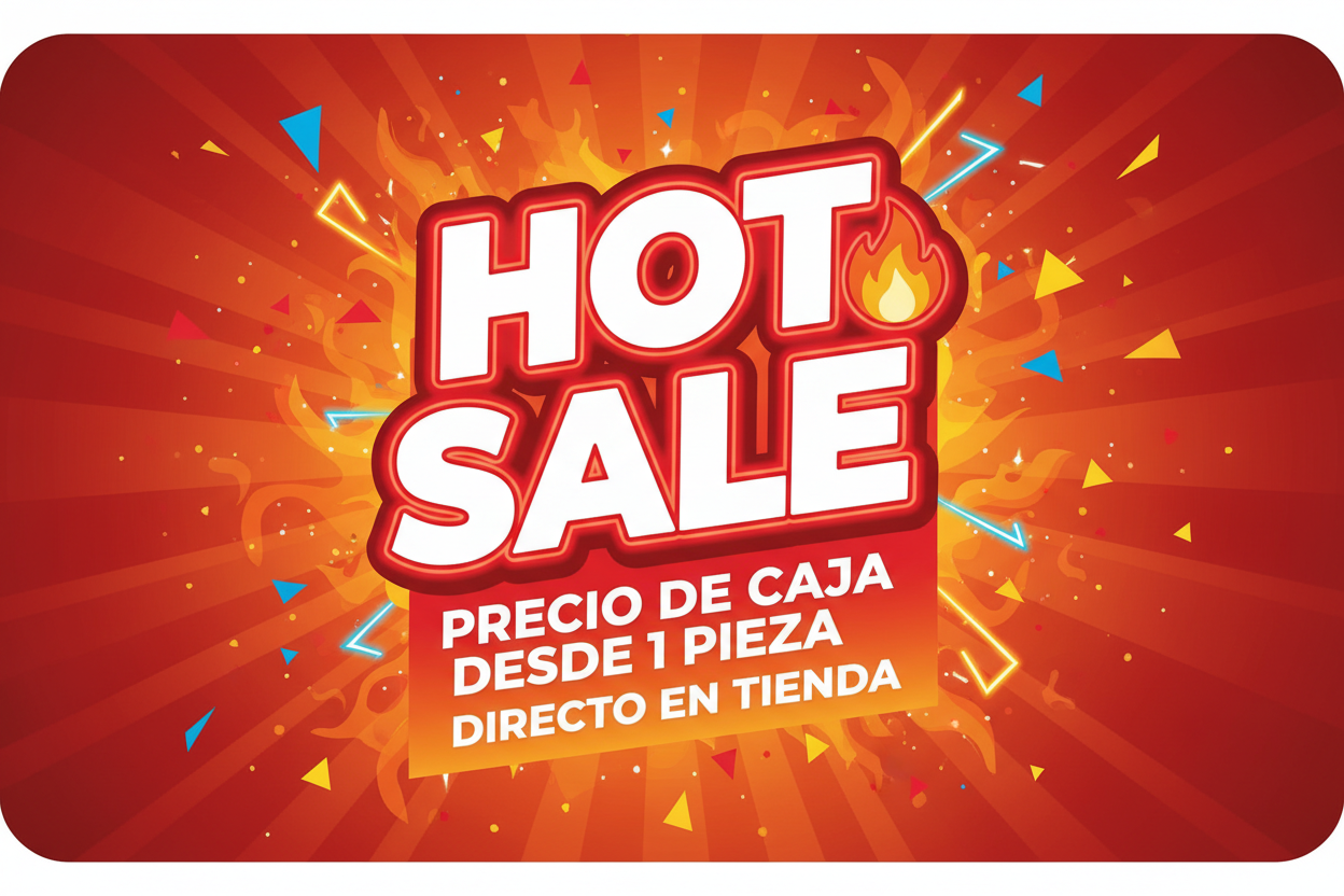 Hot Sale - Precio de Caja desde 1 Pieza