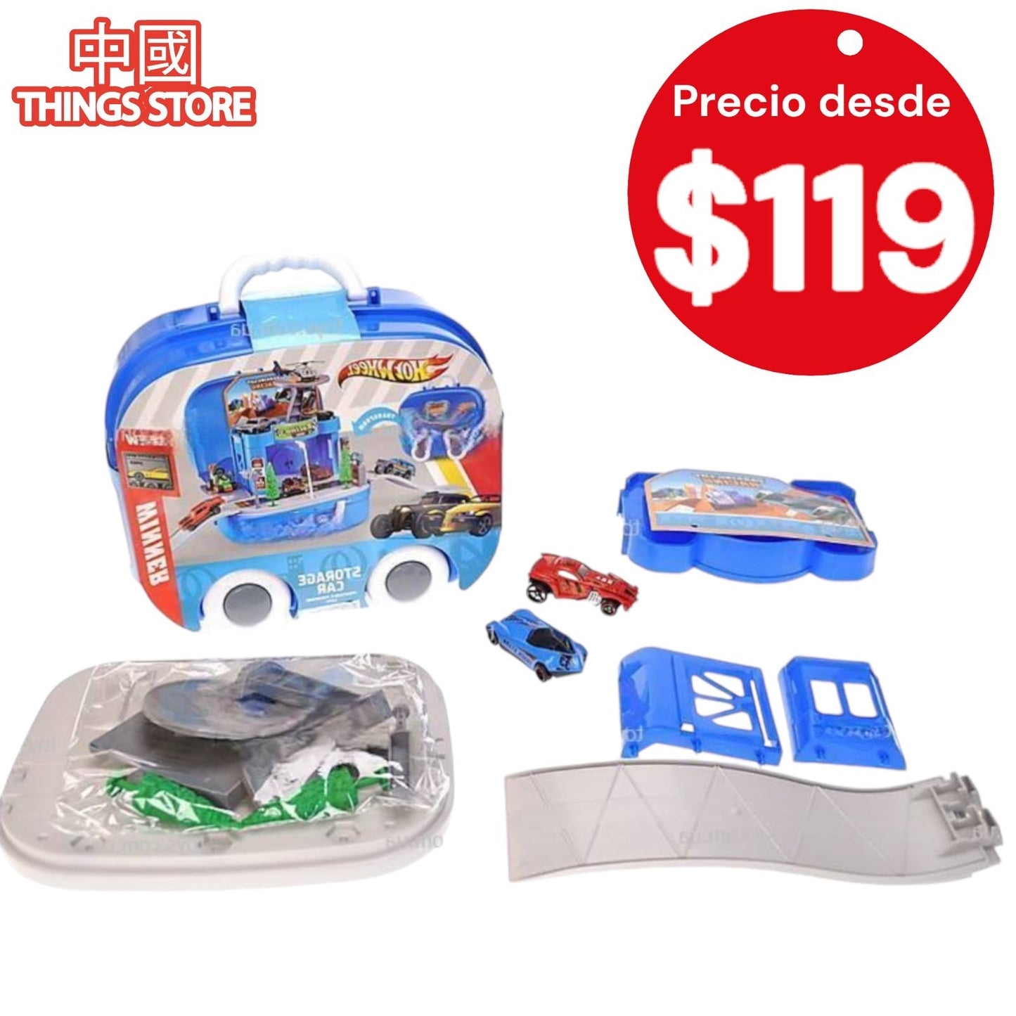 Juguete lonchera de coches