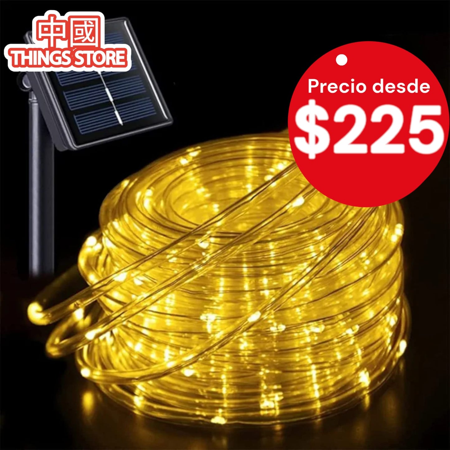 Serie de manguera cálida 10m solar