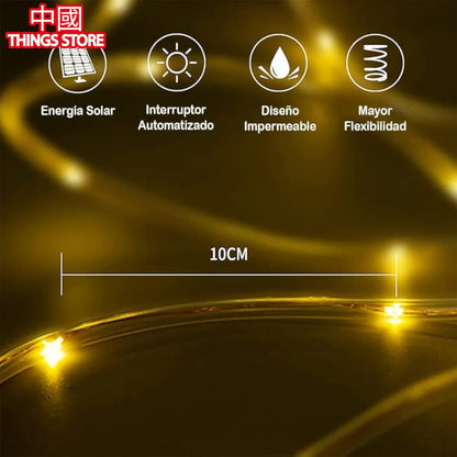 Serie de manguera cálida 10m solar