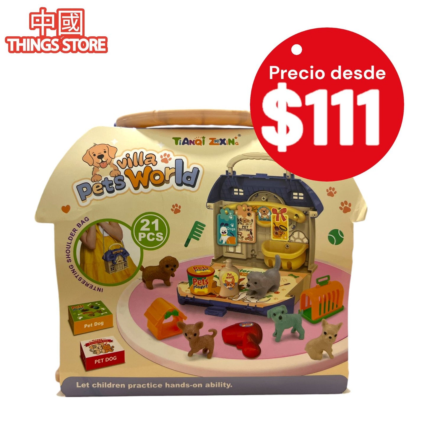 Juguete lonchera de mascotas