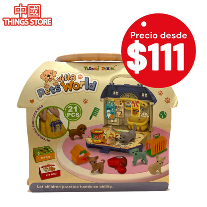 Juguete lonchera de mascotas