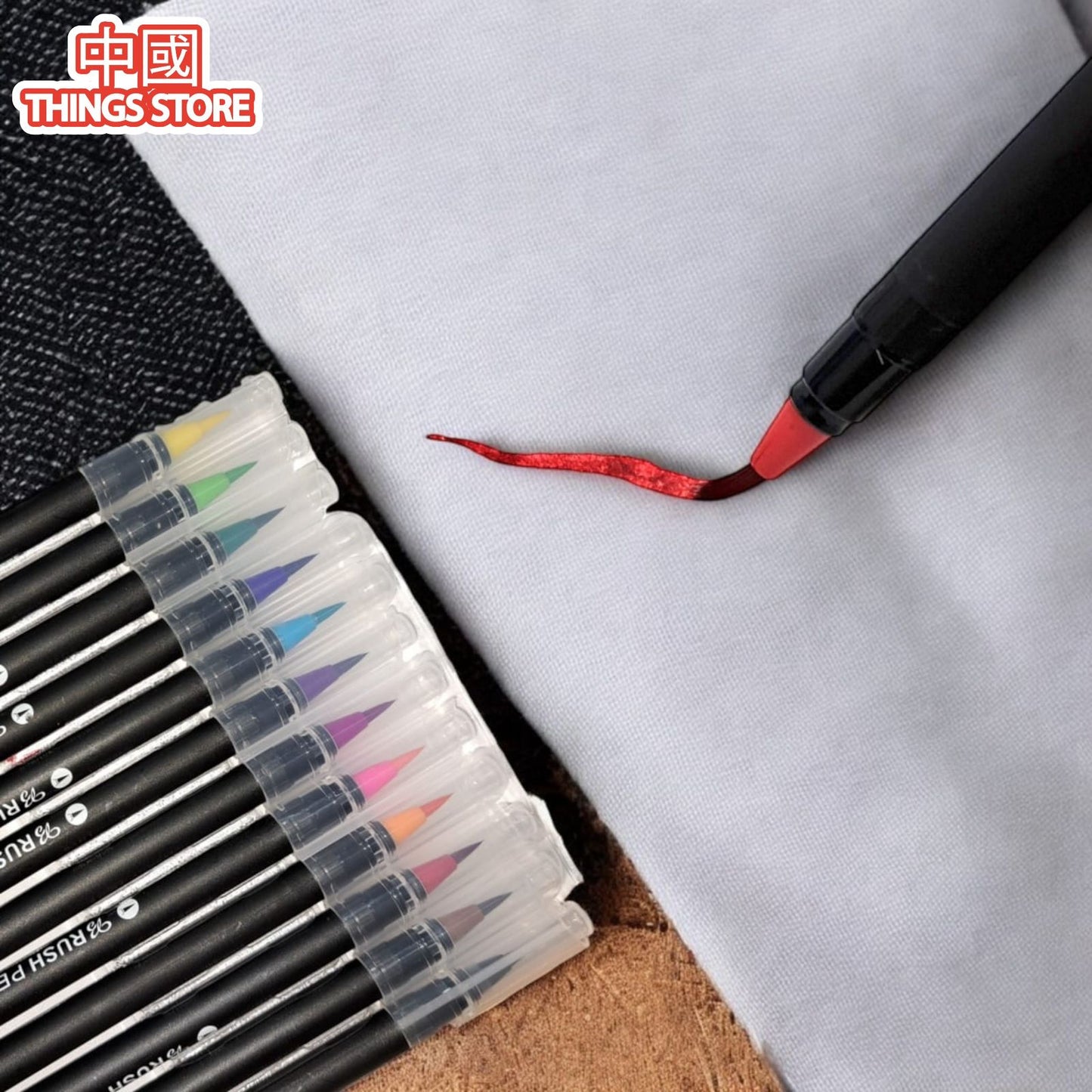 Plumones de punta fina 12pz