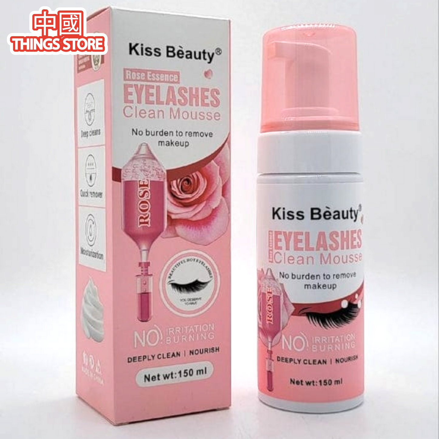 Espuma limpiadora de pestañas