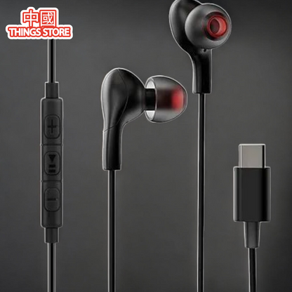 Audífonos de cable USB C