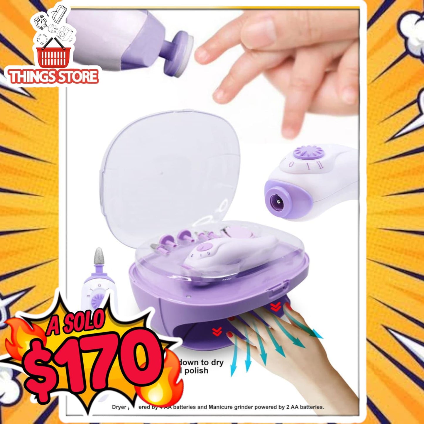 Máquina de uñas 7 en 1