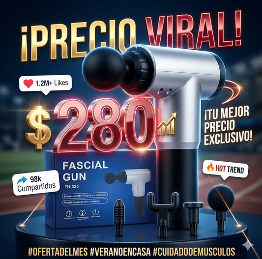 Pistola masajeadora