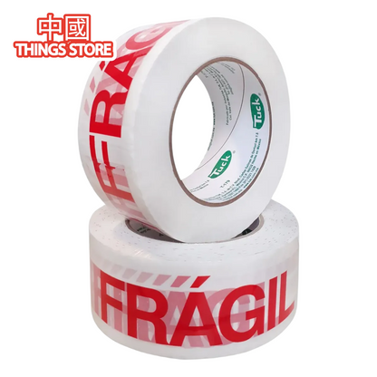 Cinta fragil blanca