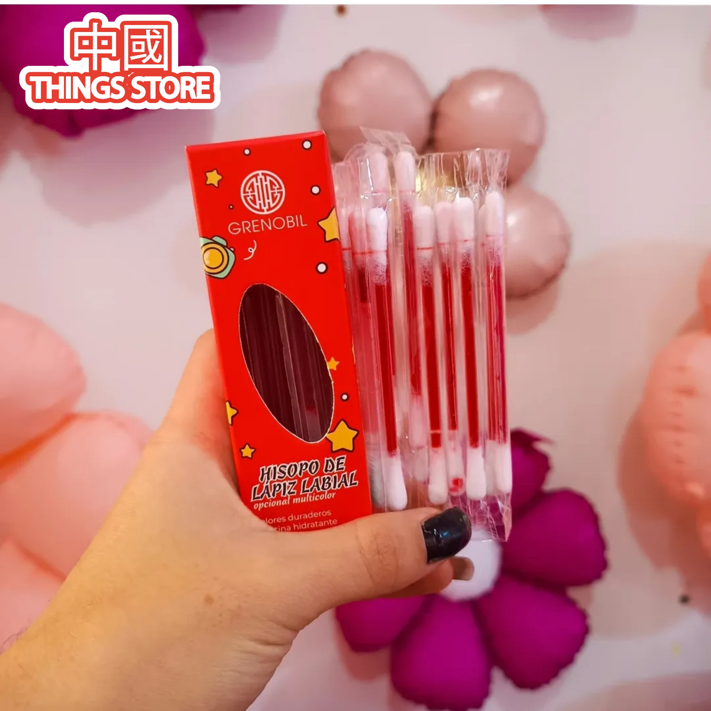 Labial de cotonete