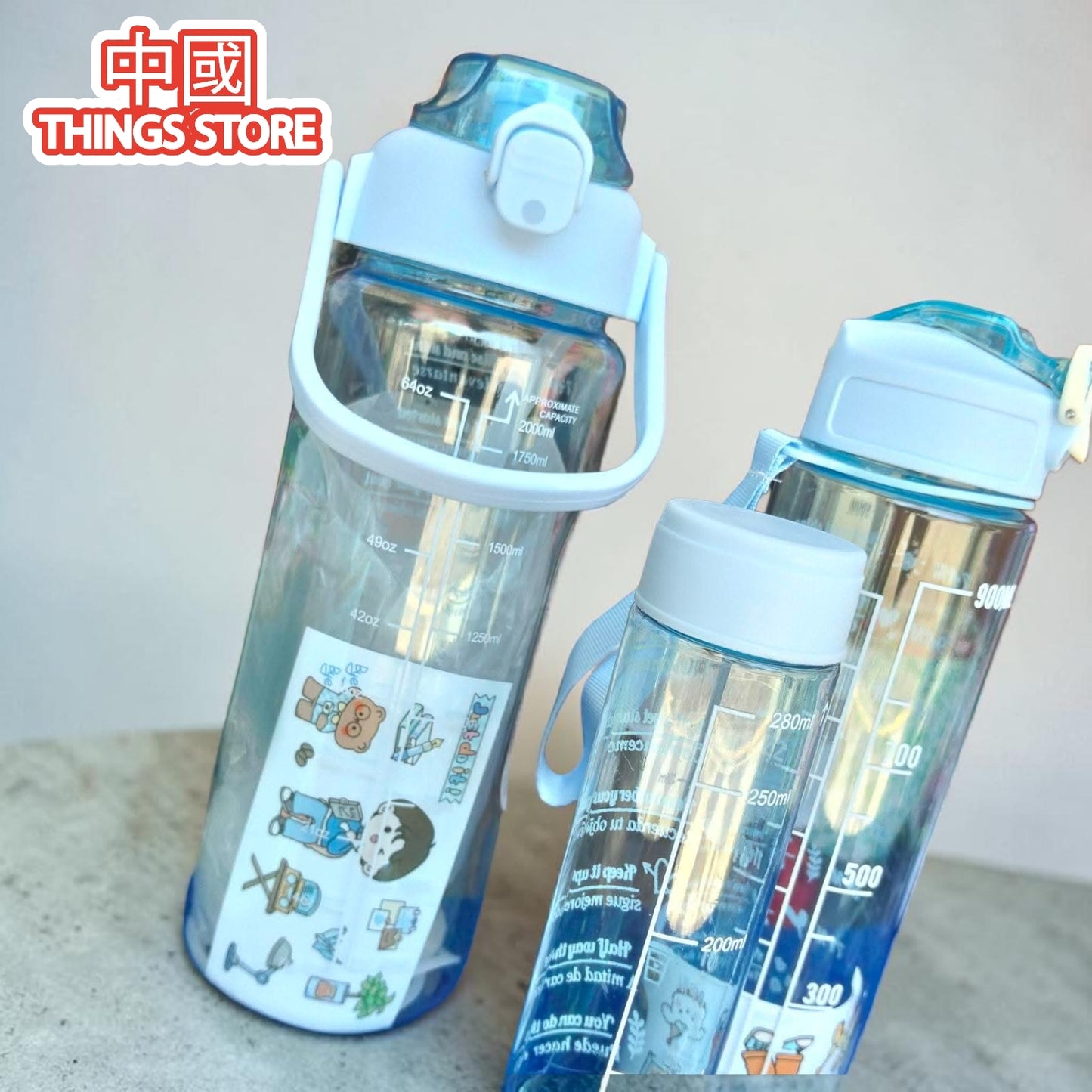 Vaso trio motivacional