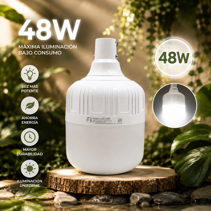 Foco recargable 48w 🧿