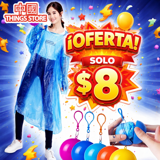 Impermeable portátil de bolita