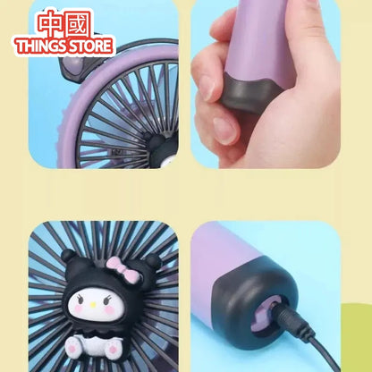 Ventilador mini kawai recargable