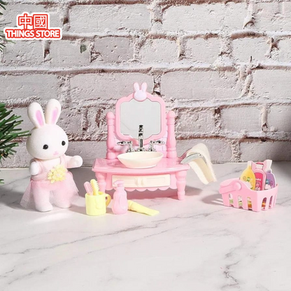 Juguetes set de baño conejo