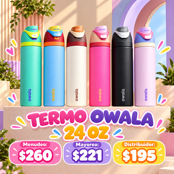 Termo owala 24oz 🍇