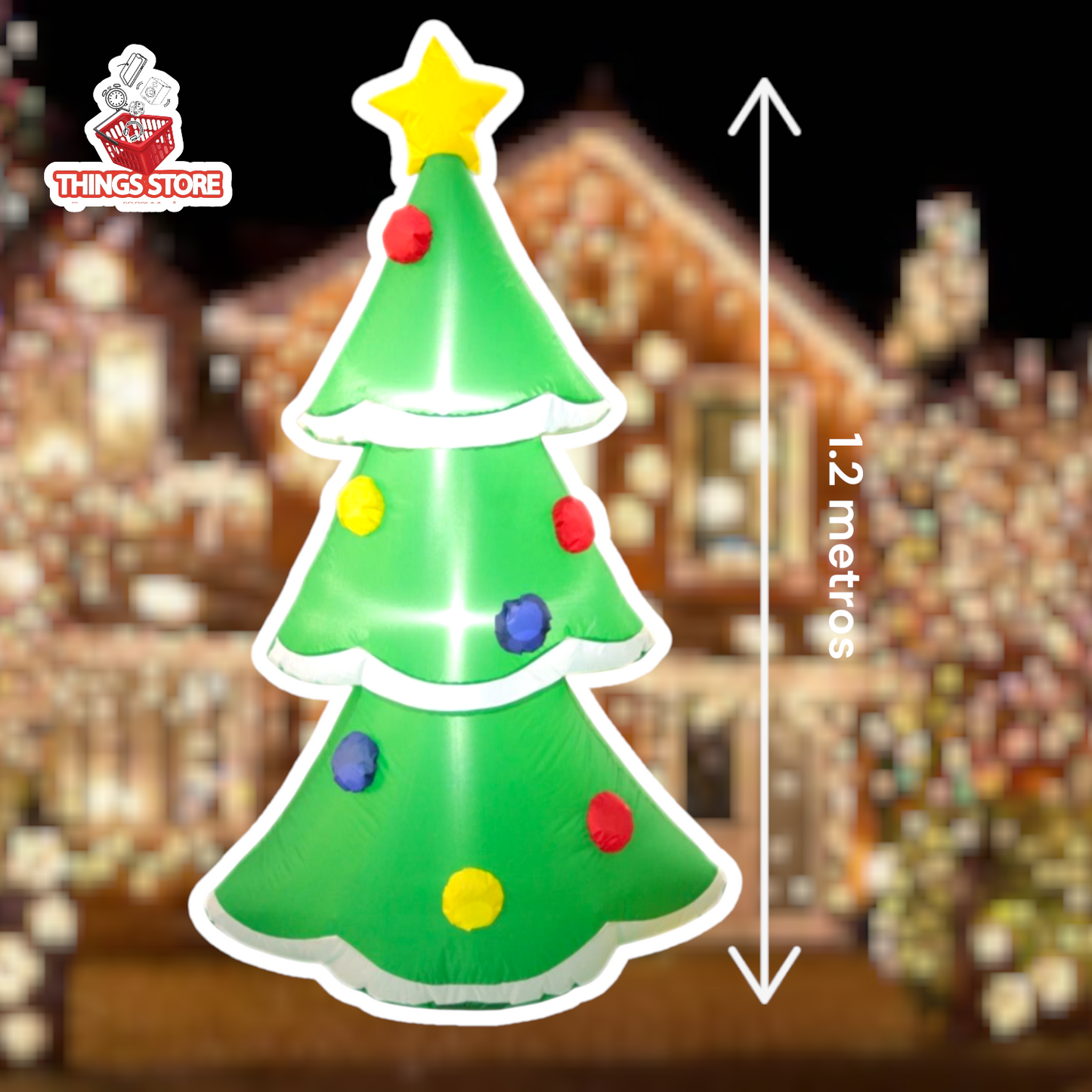 Árbol navideño inflable