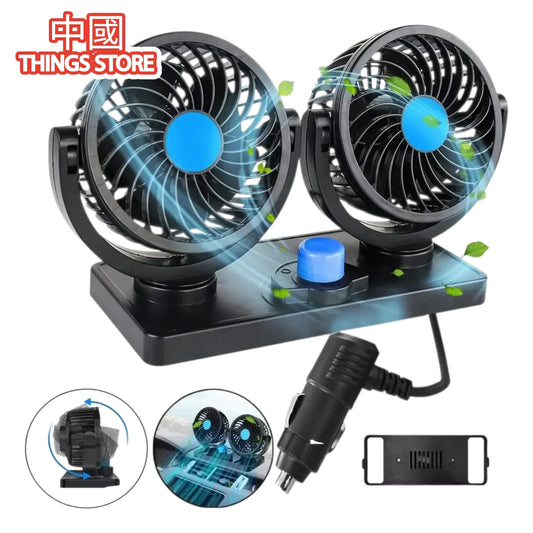 Ventilador de coche 2 en 1