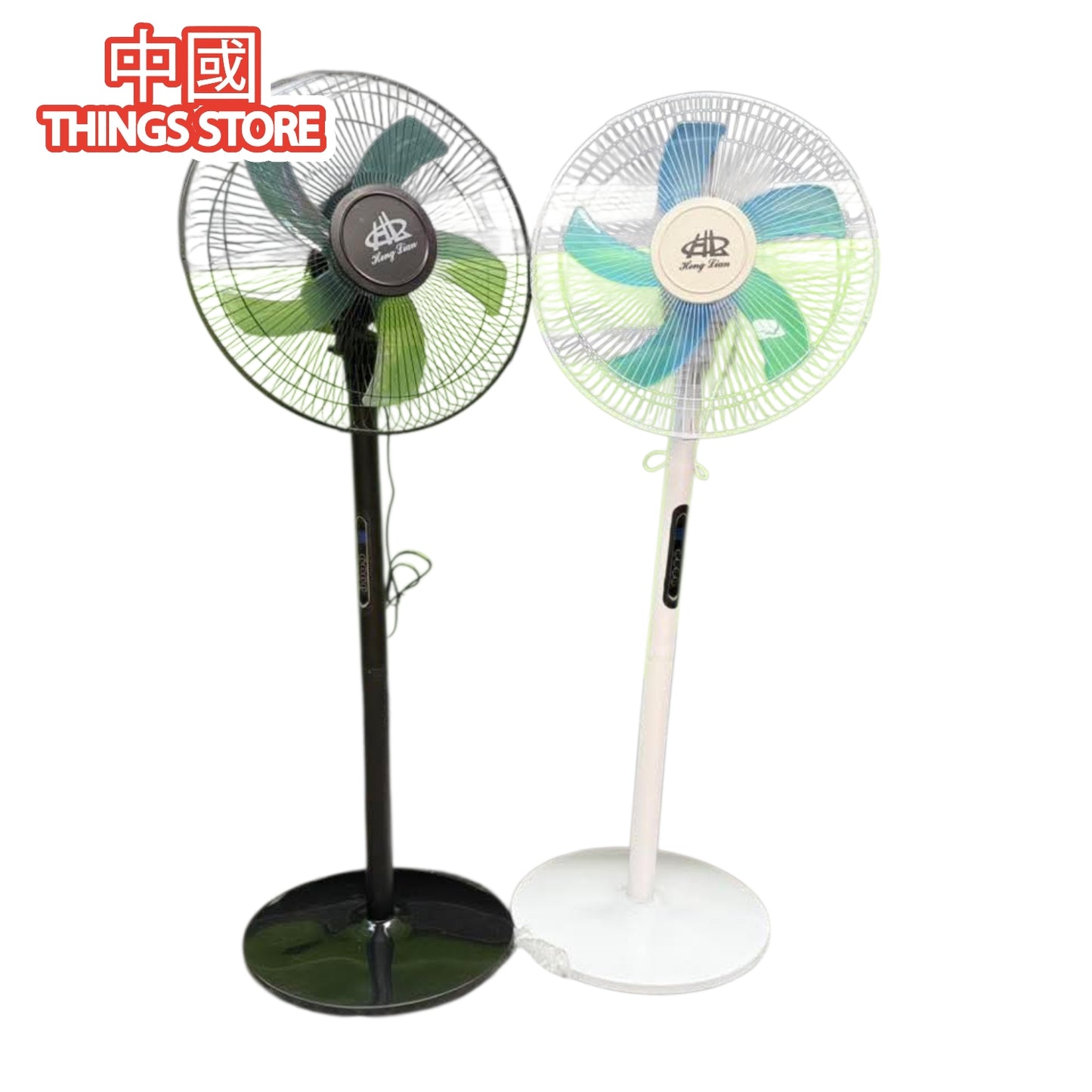 Ventilador de 5 aspas con control