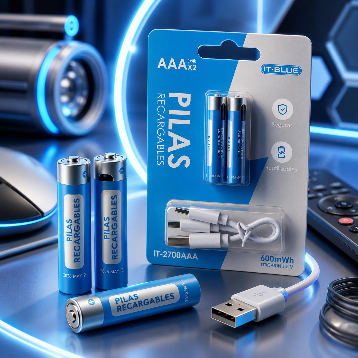 Pila recargable AAA⚡️