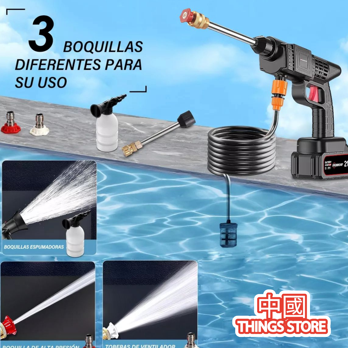 Pistola de hidrolavado