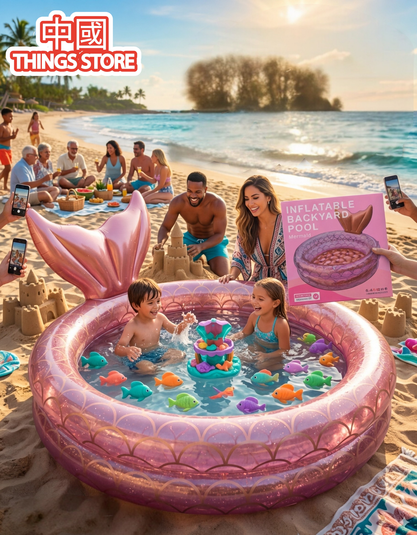 Alberca Inflable de sirena