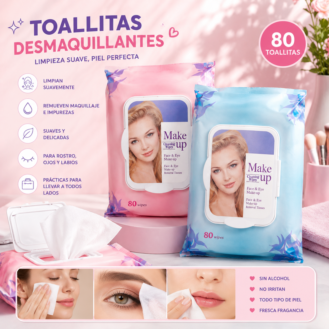 Toallitas desmaquillantes 🧼