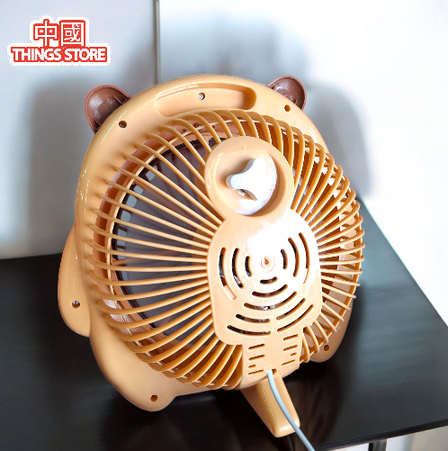Ventilador de capibara y ajolote