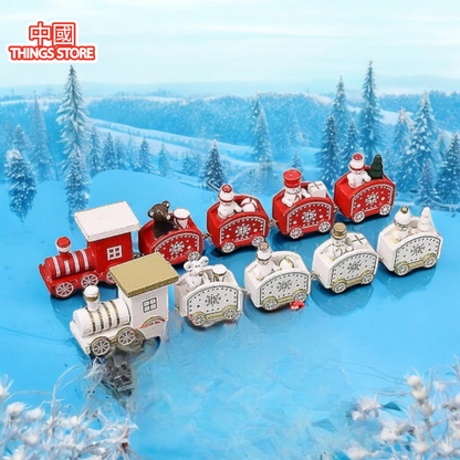 Tren decorativo navideño mini