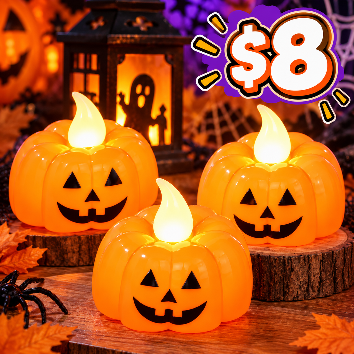 Velas de calabaza 🎃