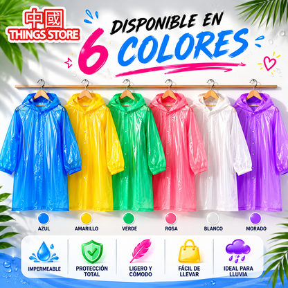 Impermeable de adulto 🌧