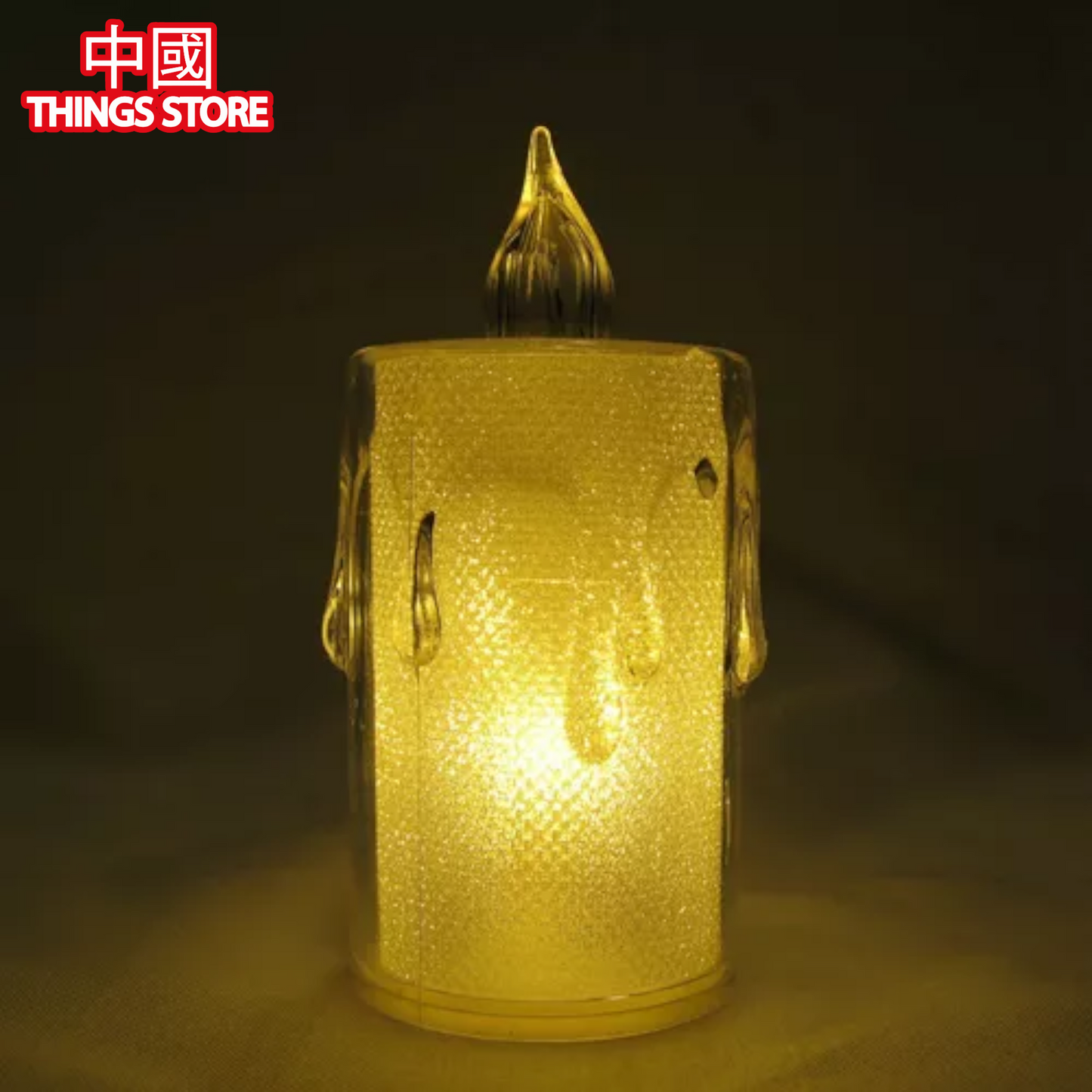 Vela transparente 10cm