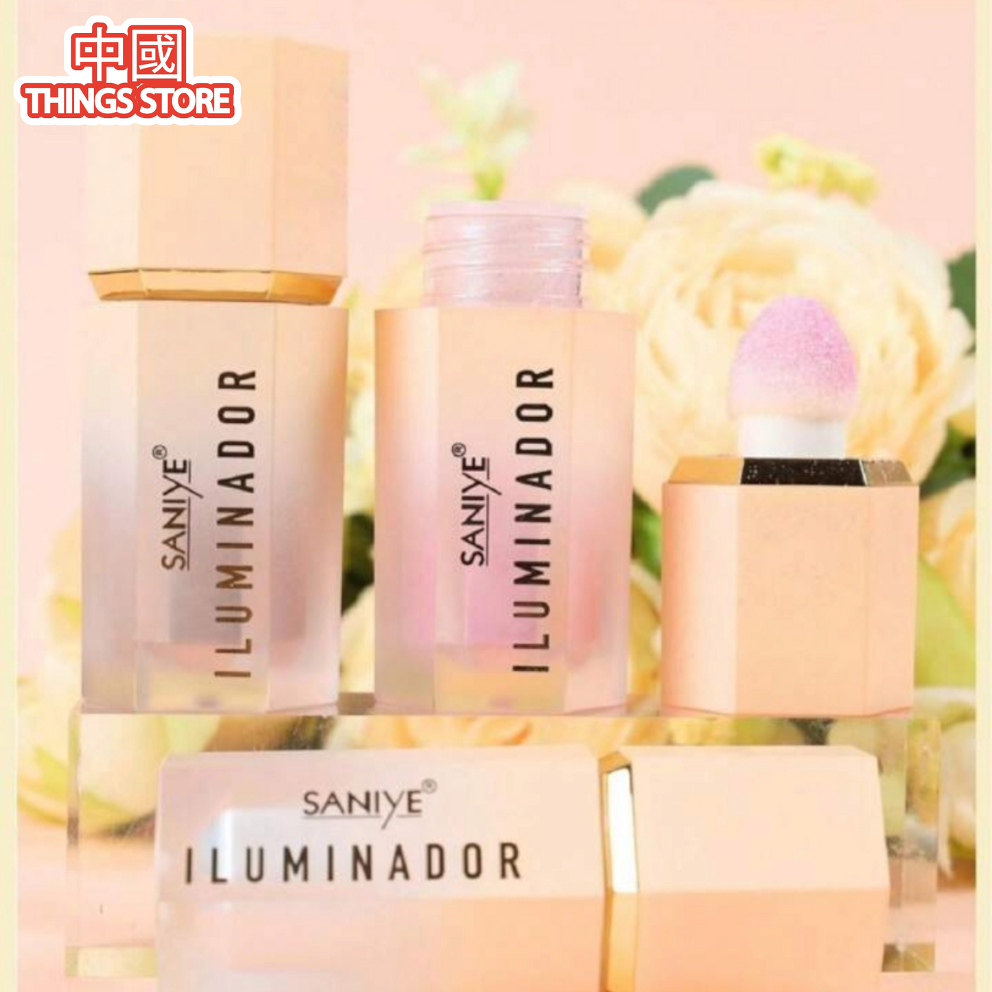 Iluminador con esponja