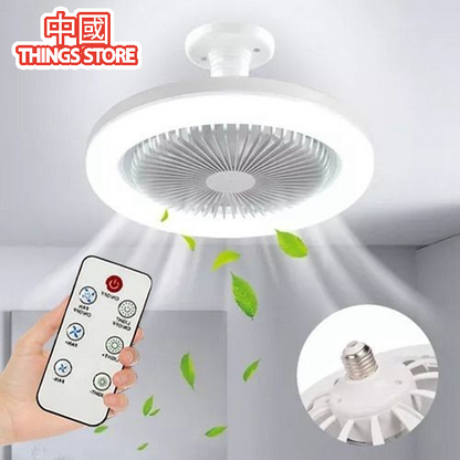 Foco ventilador con control remoto