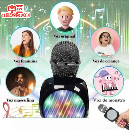 Micrófono bocina RGB