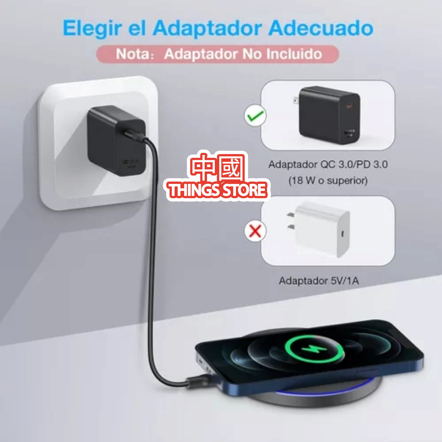 Cargador inalámbrico magnético