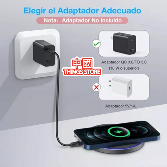 Cargador inalámbrico magnético