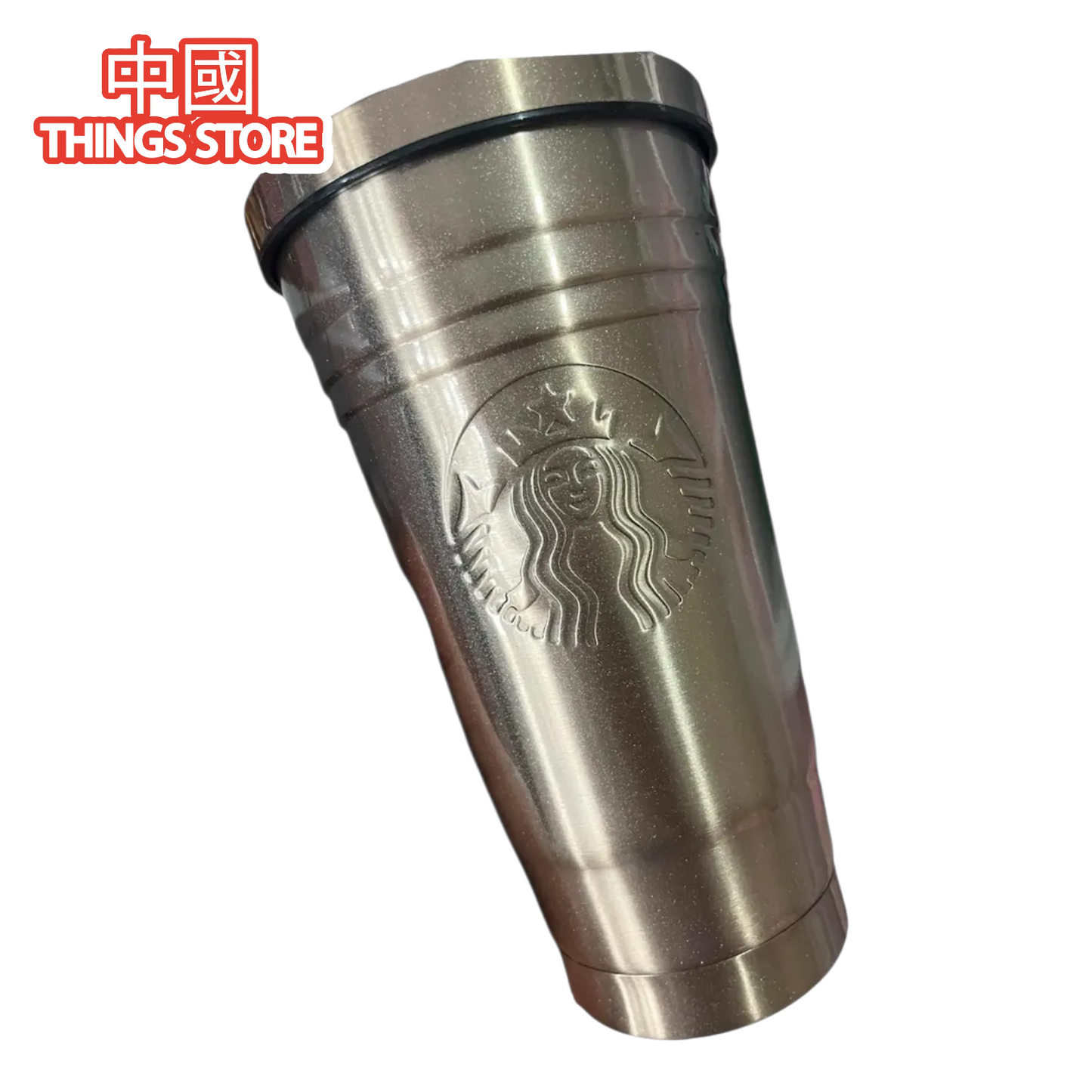 Vaso Starbucks metálico
