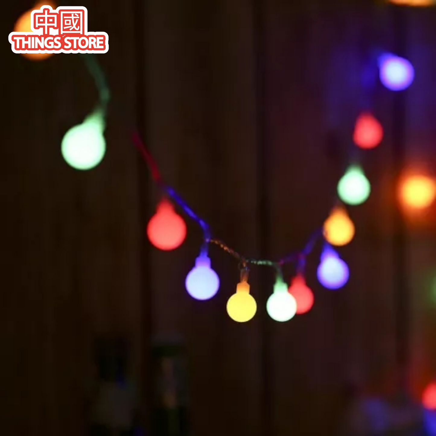 Seria de luz en bola 10metros