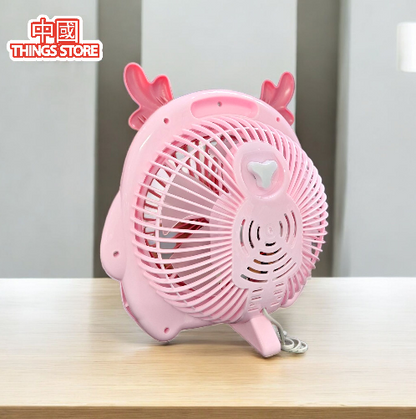 Ventilador de capibara y ajolote